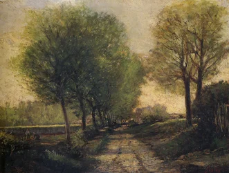 Lane near a Small Town